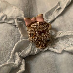 Betsey Johnson Skull Ring